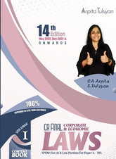 CA Final Corporate & Economic Laws (SPOM) Content Book by CA Arpita Tulsyan